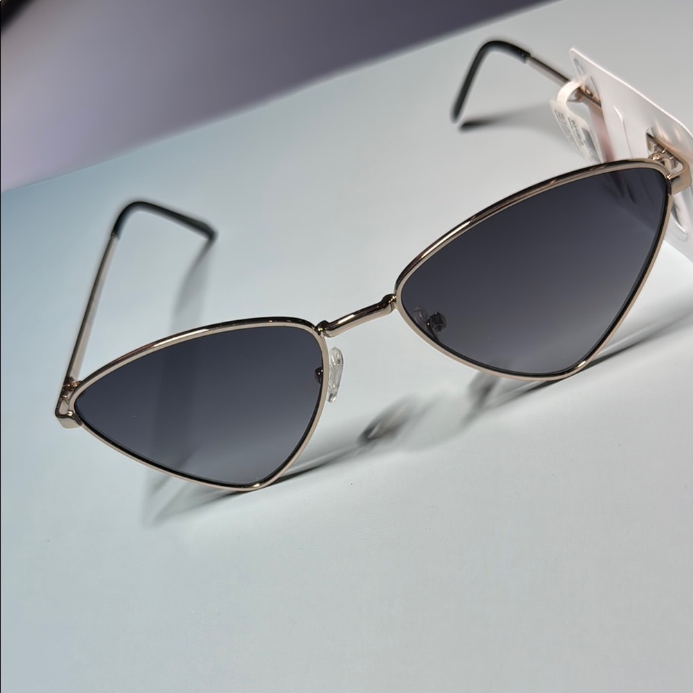 Icing Gold Tone Sunglasses NWT